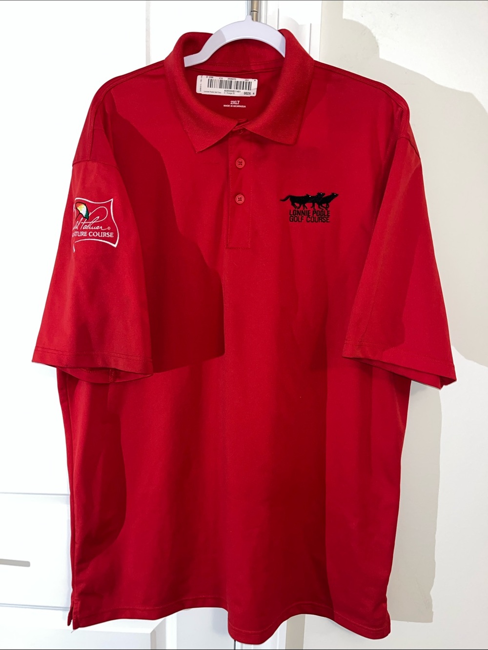 Lonnie Poole Arnold Palmer Course Raleigh NC state Wolfpack Golf polo shirt 2XLT